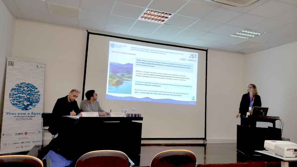 AGREEMAR presented at the 16th Portuguese Water Congress in Lisbon, Portugal