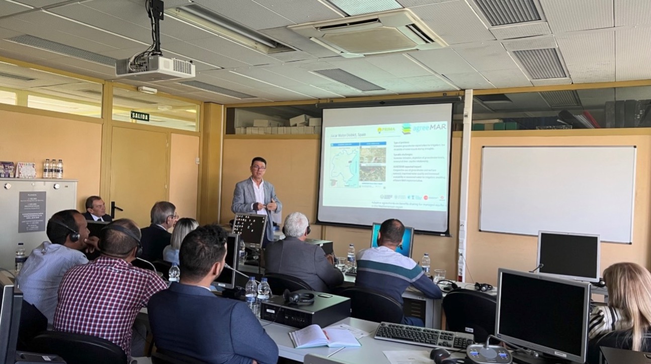 AGREEMAR at the International Training Course on “Conjunctive Management of Surface and Groundwater in the Mediterranean”