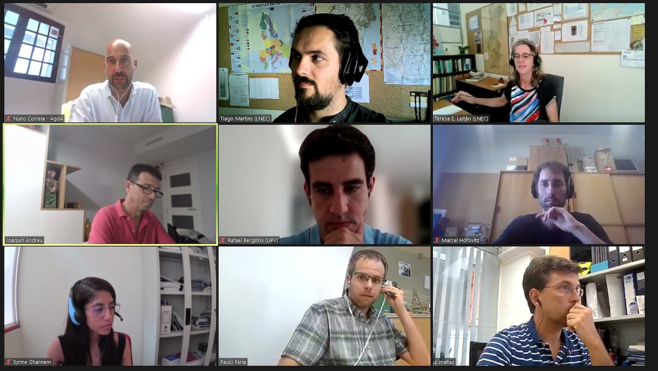 Online meeting with Águas do Alentejo (AgdA) to explore the development of an AQUATOOL model in Portugal